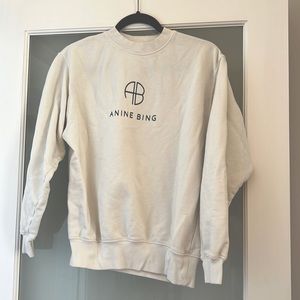 Anine Bing White Sweatshirt - XS